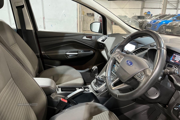 Ford C-max 1.0 EcoBoost 125 Titanium 5dr- Reversing Sensors & Camera, Cruise Control, Speed Limiter, Voice Control, Bluetooth, Start Stop in Antrim