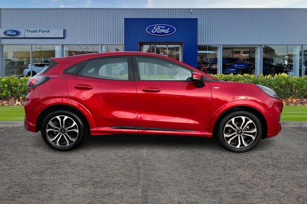 Ford Puma 1.0 EcoBoost Hybrid mHEV ST-Line 5dr- Front & Rear Parking Sensors & Camera, Driver Assistance, Apple Car Play, Park Assist, Drive Modes in Antrim