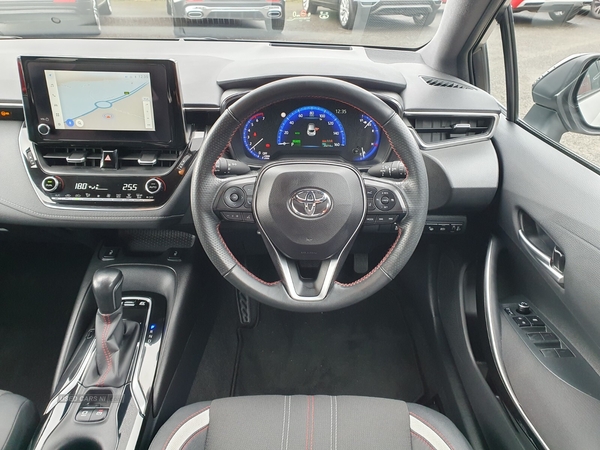 Toyota Corolla GR SPORT REVERSE CAMERA HEATED SEATS PARKING SENSORS HEADS UP DISPLAY PRIVACY GLASS SAT NAV in Antrim