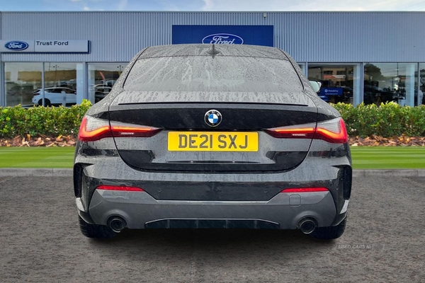 BMW 4 Series 420d MHT M Sport 2dr Step Auto [Tech/Pro Pack] - HEATED FRONT SEATS, DIGITAL CLUSTER, PARK ASSIST w/ 360° CAMERAS, HEADS-UP DISPLAY and much more in Antrim