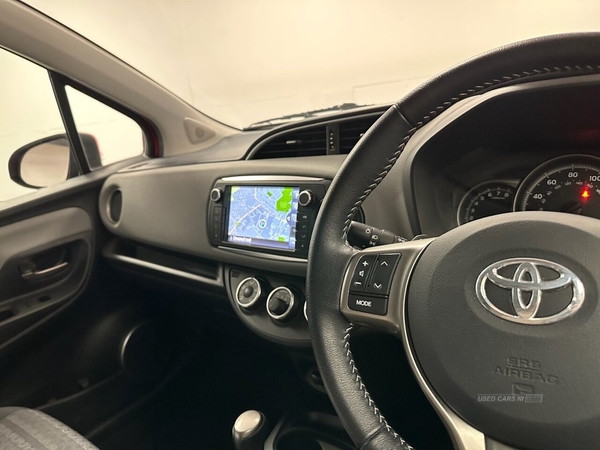 Toyota Yaris 1.3 VVT-I ICON M-DRIVE S 5d 99 BHP Automatic, Sat Nav, Reverse Camera in Down
