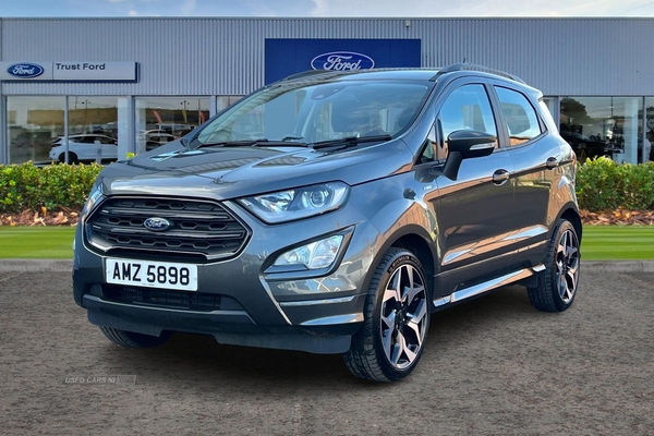 Ford EcoSport 1.0 EcoBoost 125 ST-Line 5dr, Apple Car Play, Android Auto, Sat Nav, Partial Leather Interior, Parking Sensors, Only 6358Mi, Automatic Headlights in Derry / Londonderry