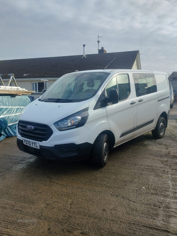 Ford Transit Custom 2.0 EcoBlue 105ps Low Roof D/Cab Leader Van in Armagh