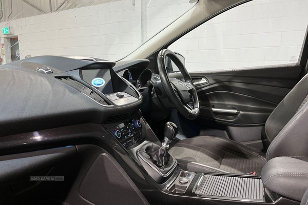 Ford Kuga 2.0 TDCi Titanium 5dr 2WD- Reversing Sensors, Apple Car Paly, Cruise Control, Speed Limiter, Sat Nav, Bluetooth in Antrim