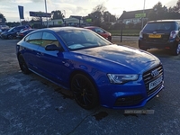 Audi A5 2.0 SPORTBACK TFSI QUATTRO BLACK EDITION PLUS 5d 227 BHP Part Exchange Welcomed in Down