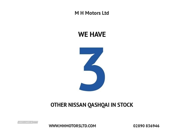 Nissan Qashqai 1.5 DCI ACENTA PREMIUM 5d 108 BHP FANTASTIC FAMILY CAR / SERVICE HISTORY in Antrim
