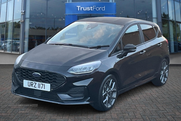 Ford Fiesta 1.0 EcoBoost Hybrid mHEV 125 ST-Line 5dr ** AUTO, SPORTS STYLING, REAR SENSORS, MILD HYBRID HIGH MPG, NAV, CRUISE CONTROL, LANE ASSIST ** in Derry / Londonderry