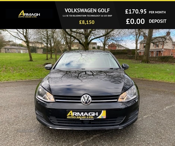 Volkswagen Golf 1.6 SE TDI BLUEMOTION TECHNOLOGY 5d 103 BHP in Armagh