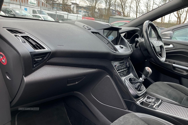 Ford Kuga 1.5 TDCi ST-Line 5dr 2WD - ENHANCED PARK ASSIST, PUSH BUTTON START, 360° PARKING SENSORS, DUAL ZONE CLIMATE CONTROL, SAT NAV, CRUISE CONTROL and more in Antrim