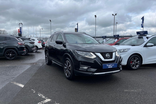Nissan X-Trail 1.3 DiG-T Tekna 5dr DCT - 6 MONTHS WARRANTY, PANORAMIC ROOF, HEATED SEATS + STEERING WHEEL, KEYLESS GO, POWER TAILGATE, 360° PARKING CAMERA & SENSORS in Antrim