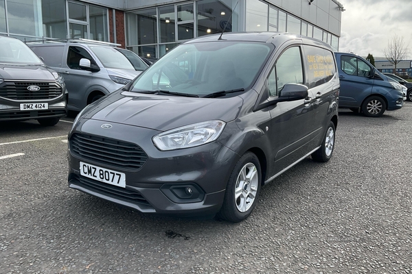 Ford Transit Courier Limited 1.5 TDCi 100ps 6 Speed, LOW MILEAGE - AUTO HEADLIGHTS, REAR PARKING SENSORS, TOUCHSCREEN DISPLAY, APPLE CARPLAY, BLUETOOTH w/ VOICE CONTROL in Antrim