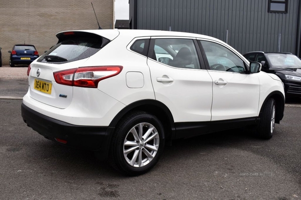Nissan Qashqai 1.5 DCI ACENTA SMART VISION 5d 108 BHP Full Service to be carried out in Down