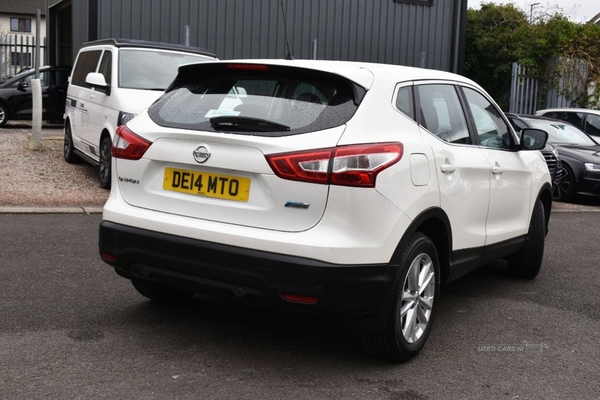 Nissan Qashqai 1.5 DCI ACENTA SMART VISION 5d 108 BHP Full Service to be carried out in Down