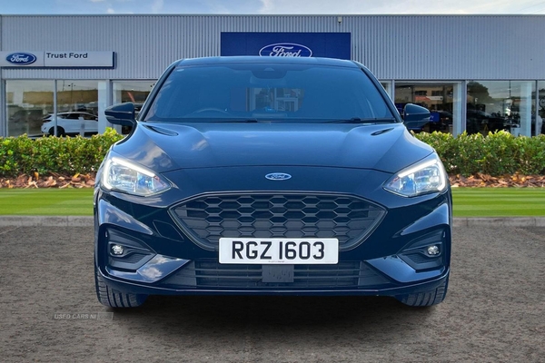 Ford Focus 1.5 EcoBlue 120 ST-Line 5dr, Apple Car Play, Android Auto, Parking Sensors, Sat Nav, Keyless Start, Automatic Lights, Multifunction Steering Wheel in Derry / Londonderry