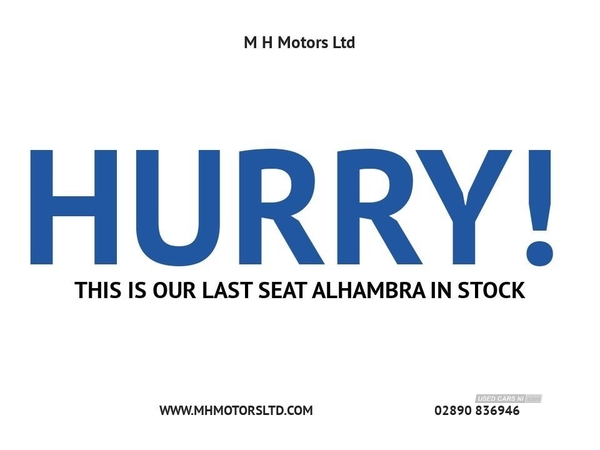Seat Alhambra 2.0 TDI ECOMOTIVE SE 5d 150 BHP ONLY 2 OWNERS FROM NEW in Antrim