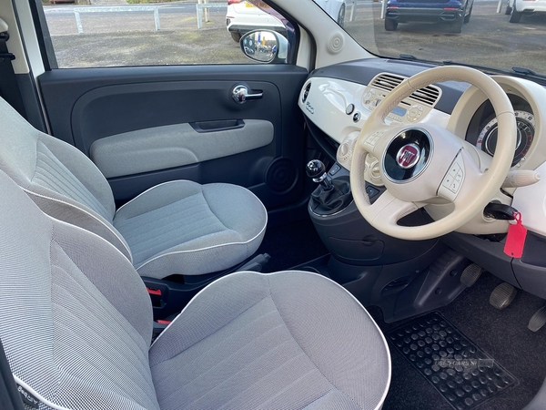 Fiat 500 1.2 Lounge 3Dr [Start Stop] in Antrim