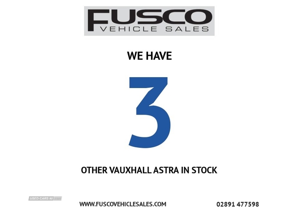 Vauxhall Astra 1.6 TECH LINE NAV CDTI ECOTEC S/S 5d 109 BHP CRUISE CONTROL, APPLE CAR PLAY in Down