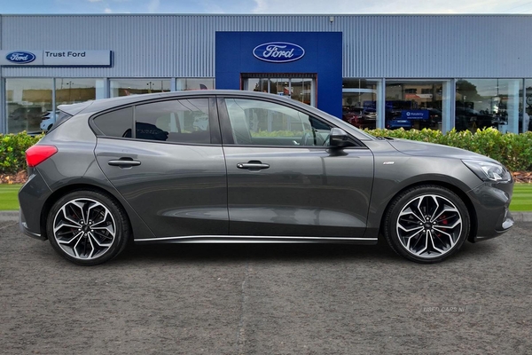 Ford Focus 1.0 EcoBoost 125 ST-Line X 5dr - HEATED FRONT SEATS, FRONT+REAR SENSORS, CRUISE CONTROL, SAT NAV, AUTO HIGH BEAM, POWER DRIVERS SEAT and more in Antrim