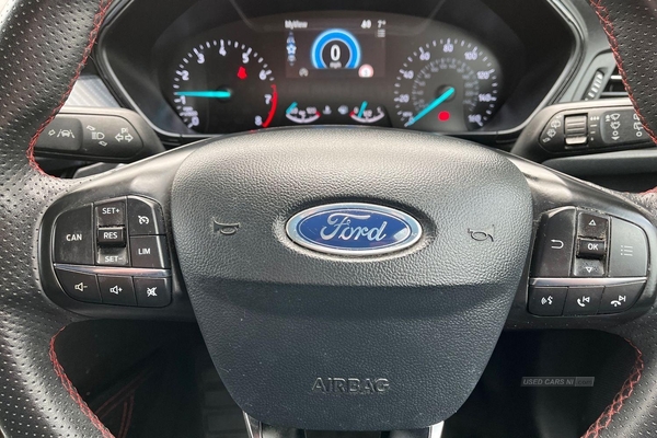 Ford Focus 1.0 EcoBoost 125 ST-Line X 5dr - HEATED FRONT SEATS, FRONT+REAR SENSORS, CRUISE CONTROL, SAT NAV, AUTO HIGH BEAM, POWER DRIVERS SEAT and more in Antrim