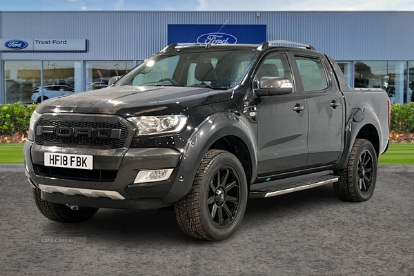 Ford Ranger Wildtrak AUTO 3.2 TDCi 200ps 4x4 Double Cab Pick Up,ROLL TOP COVER, BLACK ALLOY WHEELS, TOW BAR, SAT NAV, REAR VIEW CAMERA in Antrim