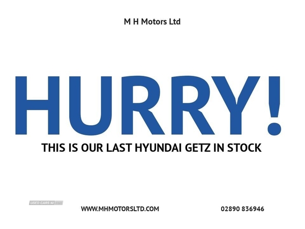 Hyundai Getz 1.1 GSI SE 3d 65 BHP CLEAN & TIDY CONDITION in Antrim