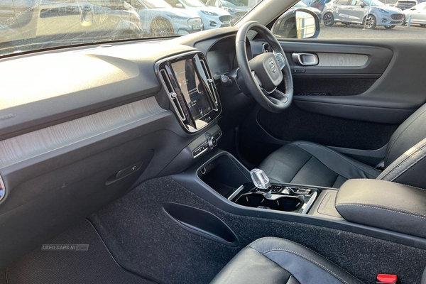 Volvo XC40 1.5 T3 [163] Inscription 5dr Geartronic**9inch Touch Screen, ISOFIX, Lane Assist, Collision Warning, Leather Interior, LED Lights** in Antrim