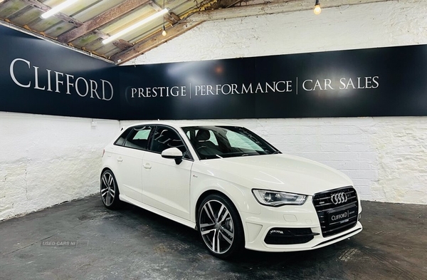 Audi A3 2.0 SPORTBACK TDI QUATTRO S LINE 5d 182 BHP FULL AUDI HISTORY - 14 STAMPS in Derry / Londonderry