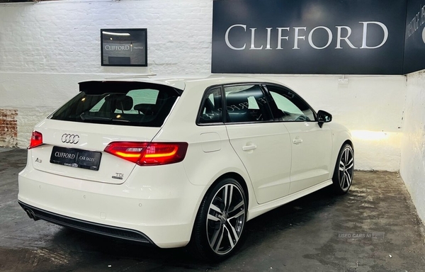Audi A3 2.0 SPORTBACK TDI QUATTRO S LINE 5d 182 BHP FULL AUDI HISTORY - 14 STAMPS in Derry / Londonderry