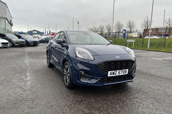 Ford Puma ST-LINE MHEV 5DR- DIGITAL CLUSTER, REAR SENSORS, HEATED SEATS + STEERING WHEEL, SAT NAV, LED HEADLIGHTS, VARIOUS DRIVE MODES w/ UNIQUE CLUSTER DISPLAY in Antrim