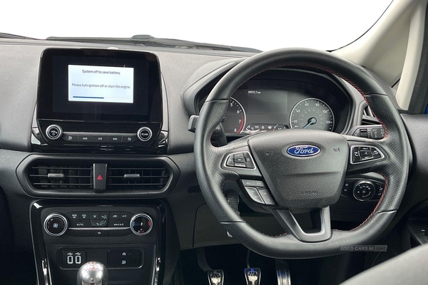 Ford EcoSport ST-LINE 5DR **1 PREVIOUS OWNER + FULL SERVICE HISTORY** REAR CAM w/ SENSORS, MULTI-COLOURED AMBIENT LIGHTING, CRUISE CONTROL, SAT NAV, SYNC 3 in Antrim