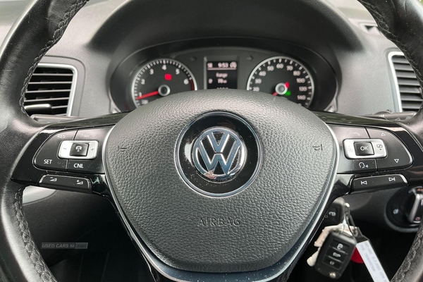 Volkswagen Sharan SE NAVIGATION TSI DSG 5dr [Auto] **Full Service History** FRONT & REAR PARKING SENSORS, 7 SEATS, SAT NAV, SLIDING REAR DOORS, CRUISE CONTROL in Antrim