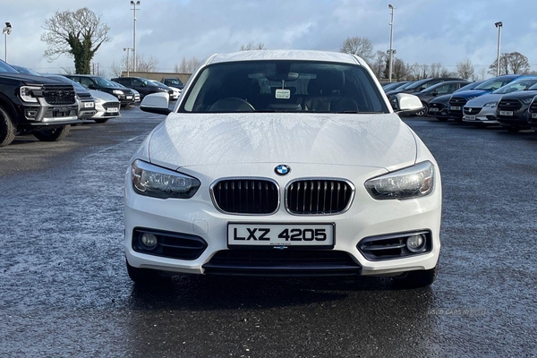 BMW 1 Series 118D SPORT NAV IN WHITE WITH 67K in Armagh