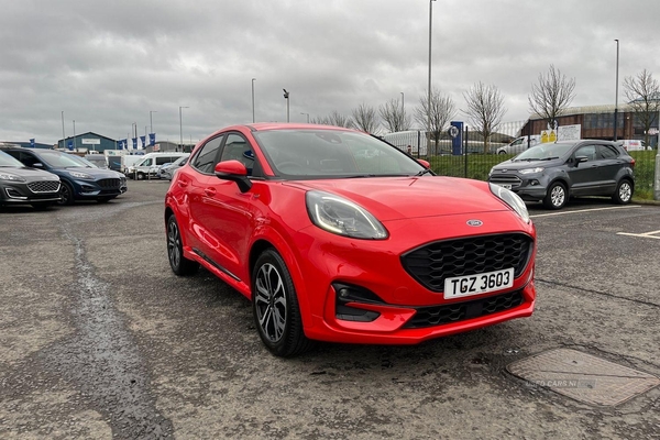 Ford Puma 1.0 EcoBoost Hybrid mHEV ST-Line 5dr - PUSH BUTTON START, SAT NAV, REAR PARKING SENSORS, DIGITAL CLUSTER, LED HEADLIGHTS, CRUISE CONTROL and more in Antrim