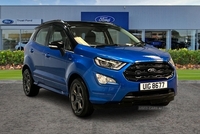 Ford EcoSport 1.0 EcoBoost 125 ST-Line 5dr- Reversing Sensors & Camera, Red Stitching, Cruise Control, Speed Limiter, Sat Nav, Start Stop in Antrim