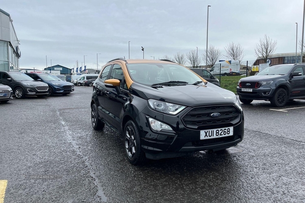 Ford EcoSport ST-LINE 5dr **One Previous Owner** MULTI-COLOURED AMBIENT LIGHTING, REVERSING CAMERA w/ SENSORS, CRUISE CONTROL, APPLE CARPLAY, SAT NAV in Antrim