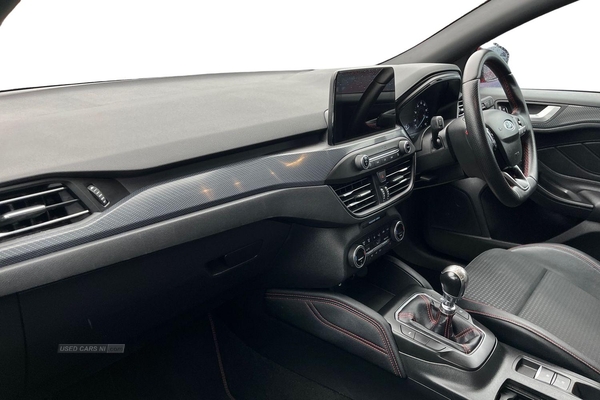 Ford Focus 1.0 EcoBoost 125 ST-Line X 5dr - PRE COLLISION ASSIST, HEATED SEATS, FRONT+REAR SENSORS, DUAL ZONE CLIMATE CONTROL, PART LEATHER SEATS and more in Antrim