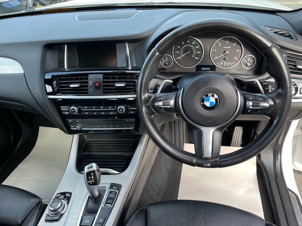 BMW X3 2.0 XDRIVE20D M SPORT 5d 188 BHP ONLY 63124 GENUINE LOW MILES in Antrim