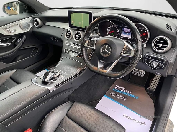 Mercedes-Benz C-Class 2.1 C220d AMG Line (Premium Plus) G-Tronic+ Euro 6 (s/s) 2dr in Tyrone