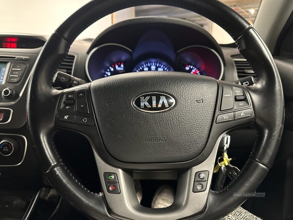 Kia Sorento 2.2 CRDI KX-2 5d 194 BHP 7 Seats, Leather, Bluetooth in Down