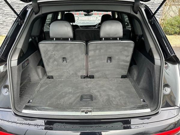 Audi Q7 3.0 TDI QUATTRO S LINE BLACK EDITION MHEV 5d AUTO 228 BHP LEATHER, REAR CAMERA, HEATED SEATS in Tyrone