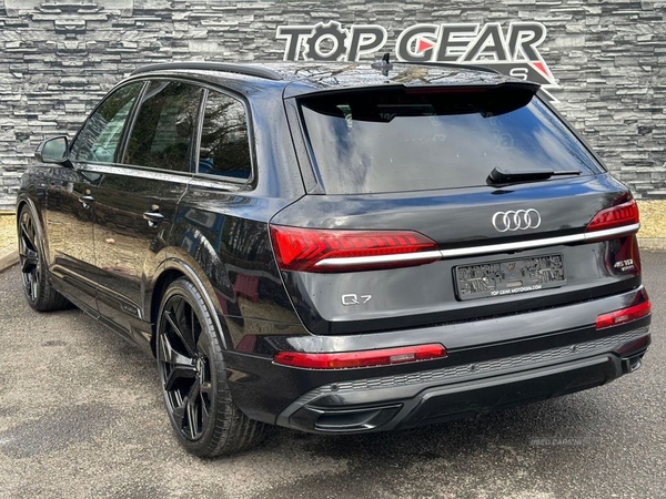 Audi Q7 3.0 TDI QUATTRO S LINE BLACK EDITION MHEV 5d AUTO 228 BHP FULL AUDI SERVICE HISTORY 2 KEYS VQ in Tyrone