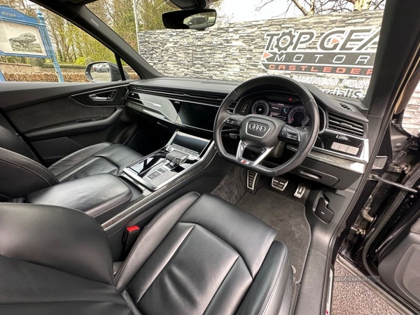 Audi Q7 3.0 TDI QUATTRO S LINE BLACK EDITION MHEV 5d AUTO 228 BHP FULL AUDI SERVICE HISTORY 2 KEYS VQ in Tyrone