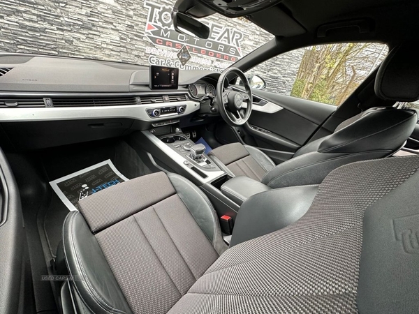 Audi A4 2.0 TDI ULTRA S LINE 4d AUTO 188 BHP PADDLE SHIFT, 3 ZONE CLIMATE CTRL in Tyrone