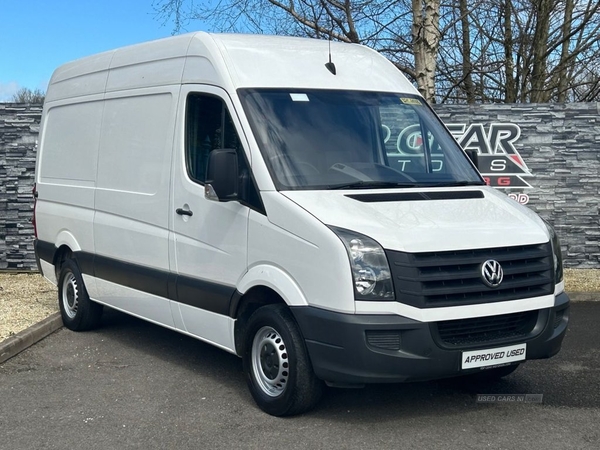 Volkswagen Crafter 2.0 CR35 TDI H/R P/V 5d 107 BHP ONE OWNER, BULKHEAD, BLUETOOTH in Tyrone