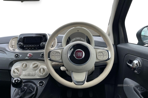 Fiat 500 1.2 Pop 3dr, Stylish Interior, Multifunction Steering Wheel, AUX&USB Compatibility, Fog Lights, Manual Transmission, Electric Windows in Derry / Londonderry