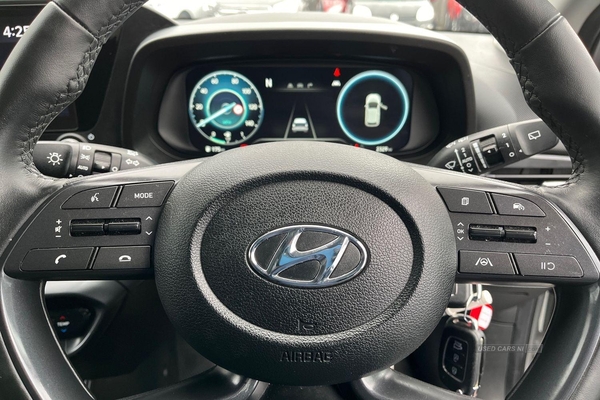 Hyundai Bayon T-GDI PREMIUM MHEV 5dr - DIGITAL COCKPIT, REVERSING CAMERA, HEATED SEATS + STEERING WHEEL, LANE KEEPING AID, SAT NAV, CRUISE CONTROL and more in Antrim