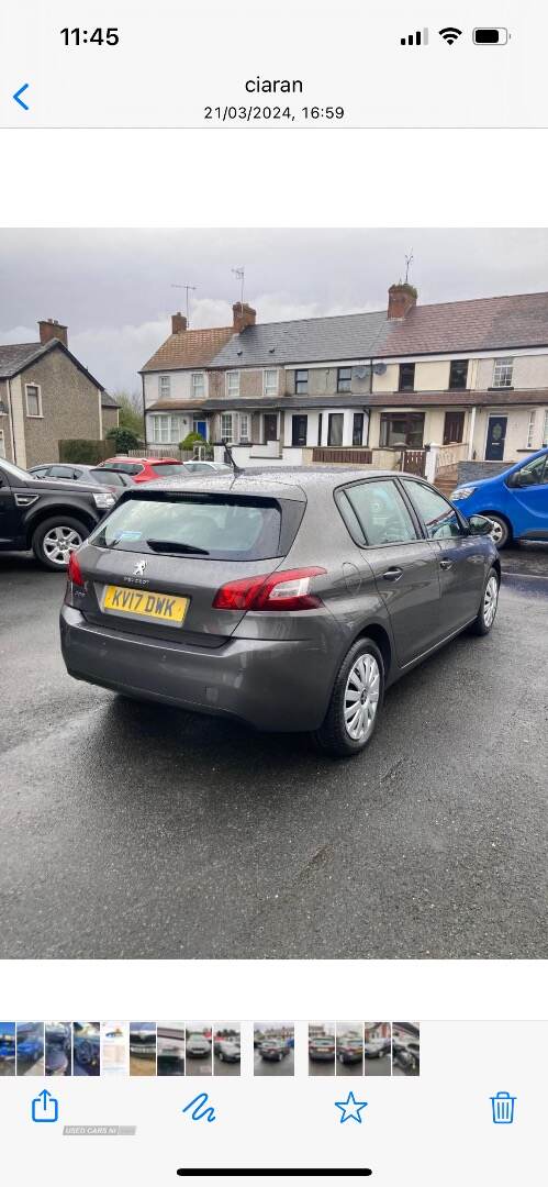 Peugeot 308 DIESEL HATCHBACK in Derry / Londonderry