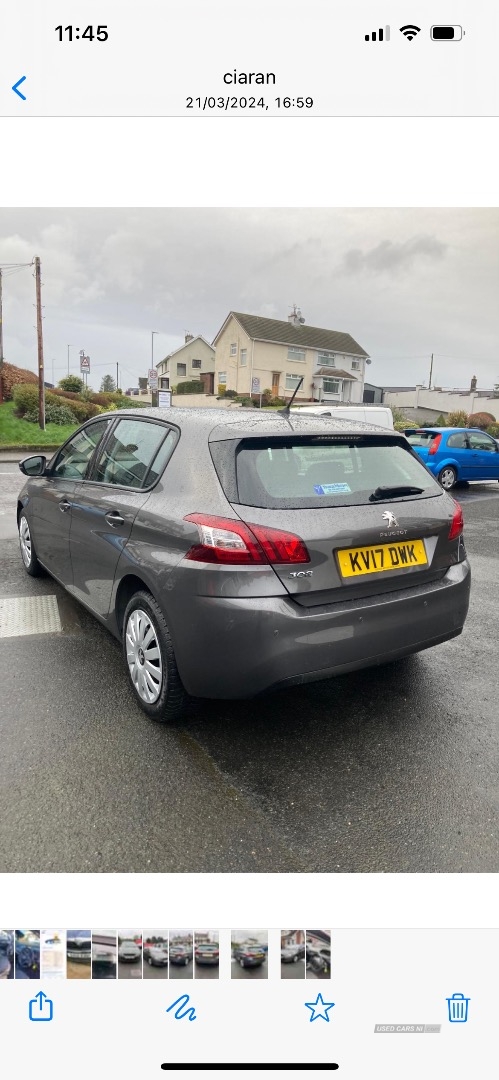 Peugeot 308 DIESEL HATCHBACK in Derry / Londonderry