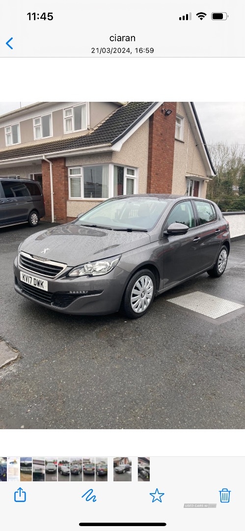 Peugeot 308 DIESEL HATCHBACK in Derry / Londonderry