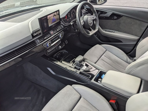 Audi A4 2.0 AVANT 3.5 TDI S LINE BLACK EDITION MHEV 5d 161 BHP in Antrim